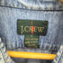 ジェイクルー J.CREW 90S 巨人タグ USA製 B.D. L/S デニム シャツ メンズ import:L